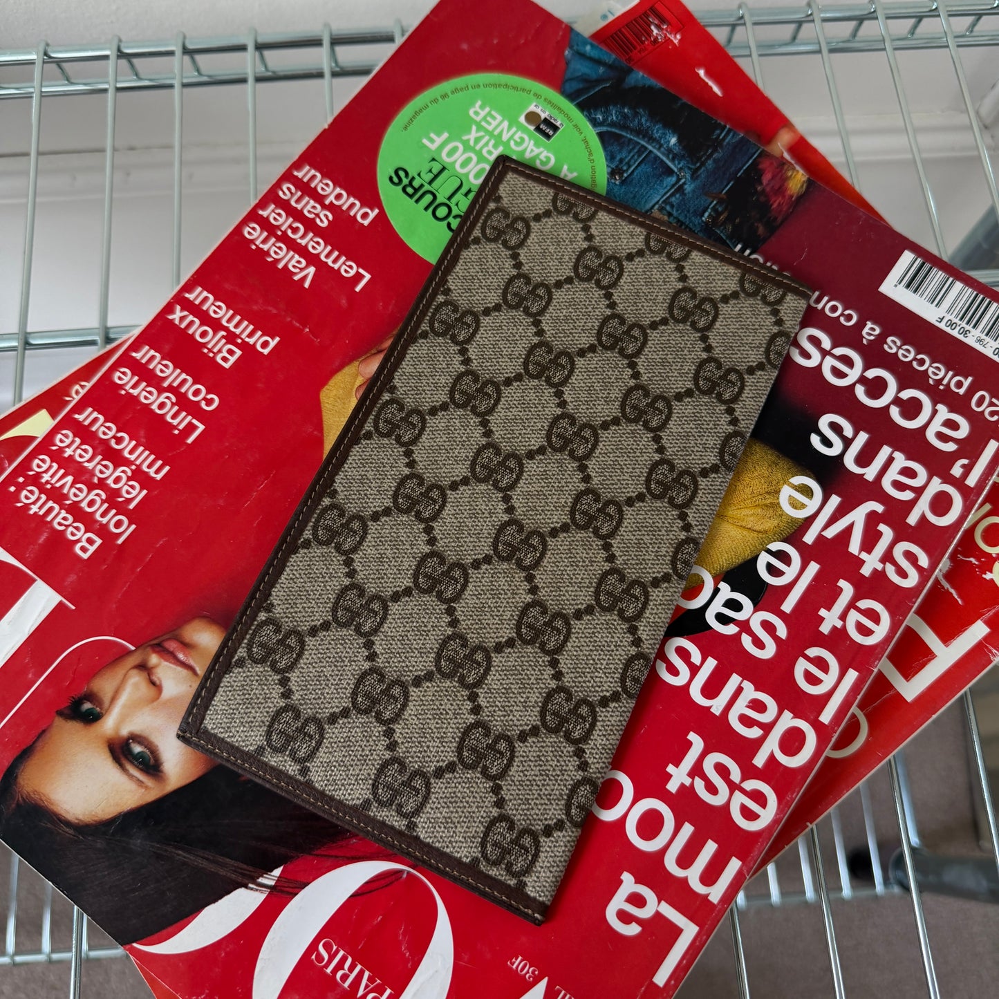 Pre-Owned GG Supreme Coated Canvas Organiser