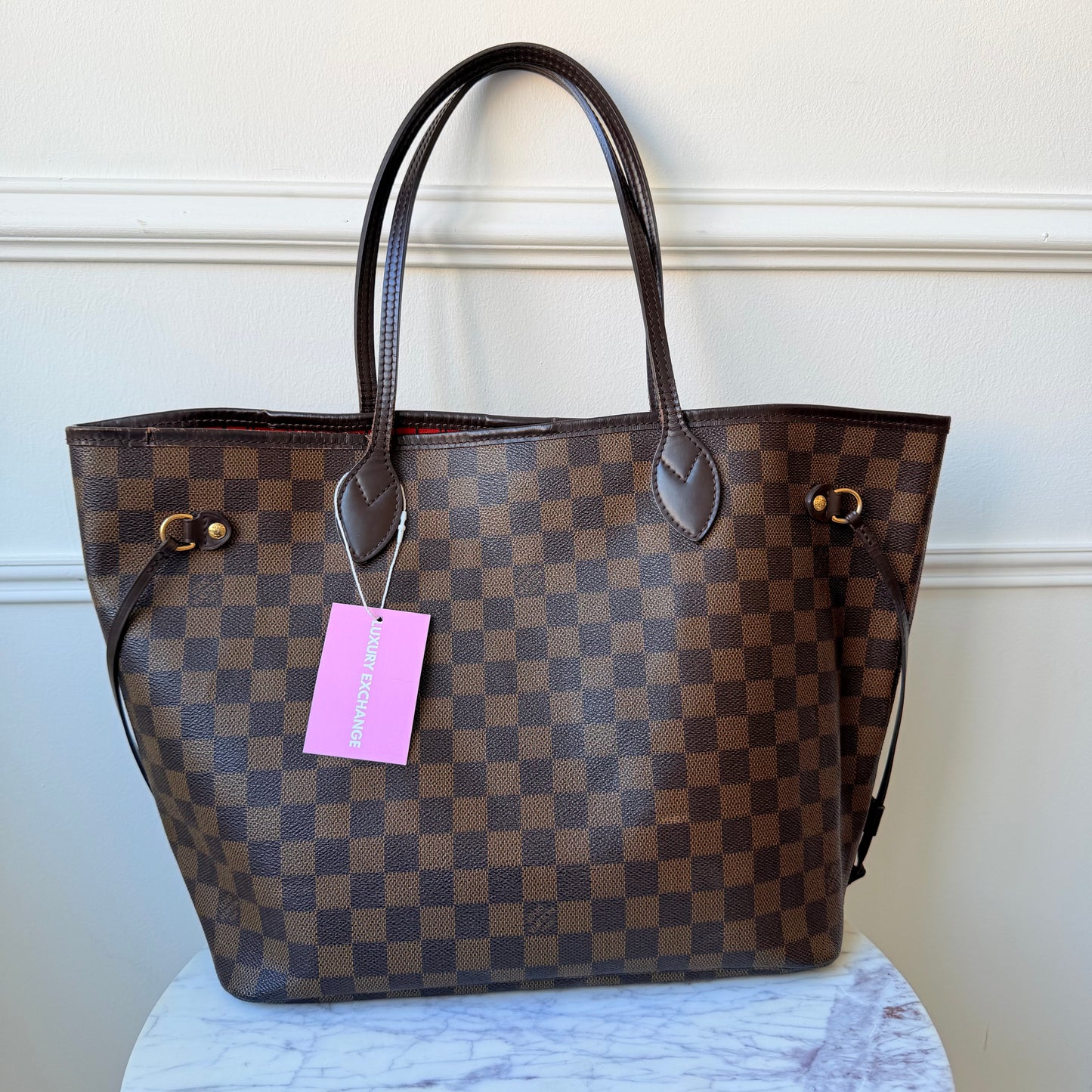 2009 Neverfull MM Damier Ebene