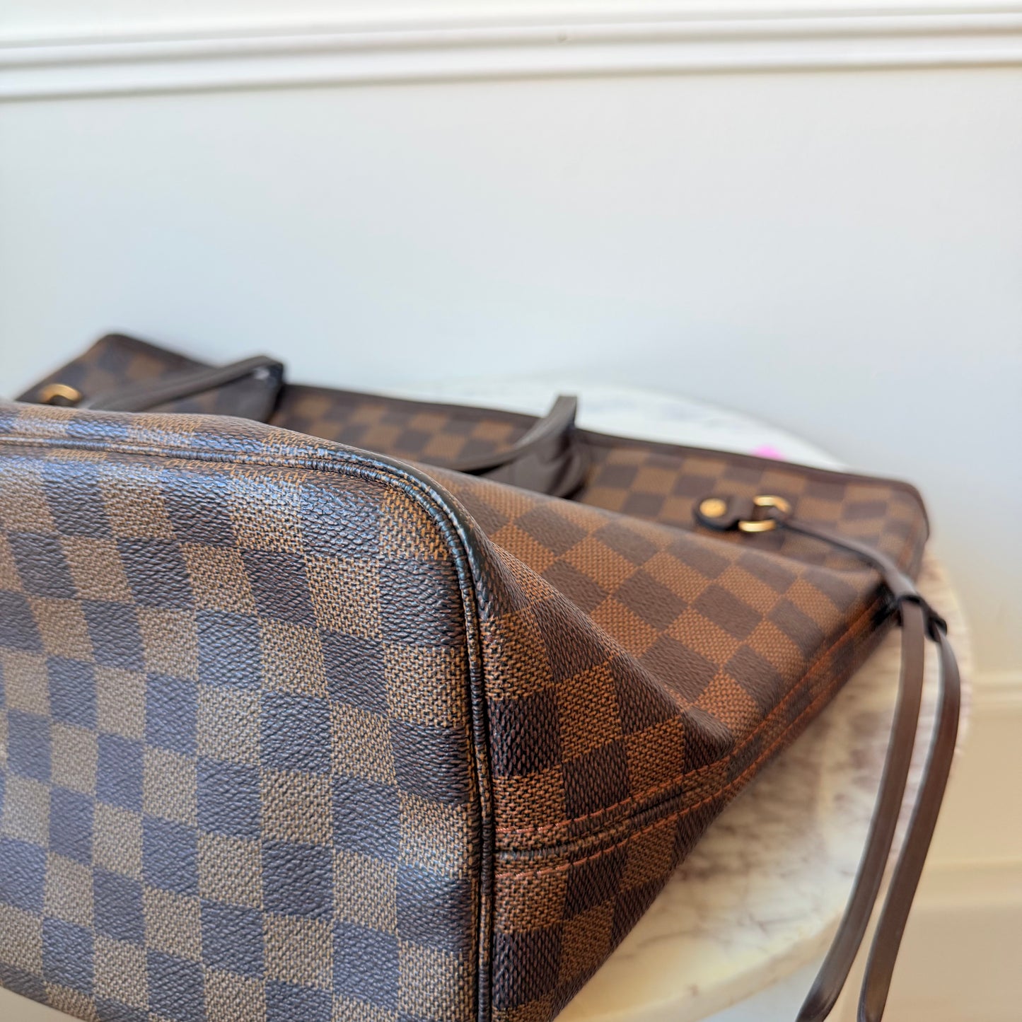 2009 Neverfull MM Damier Ebene