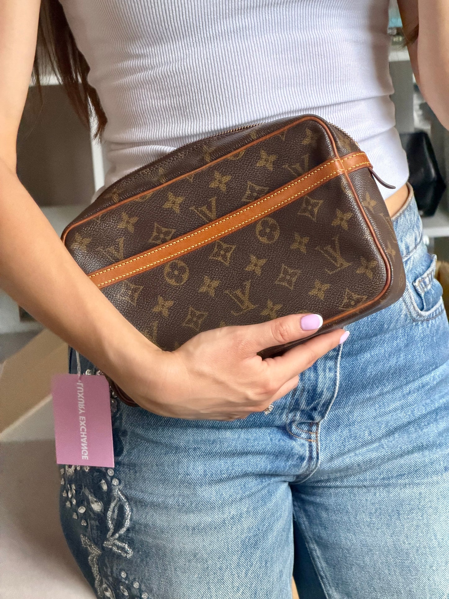 Monogram Canvas Compiegne Clutch