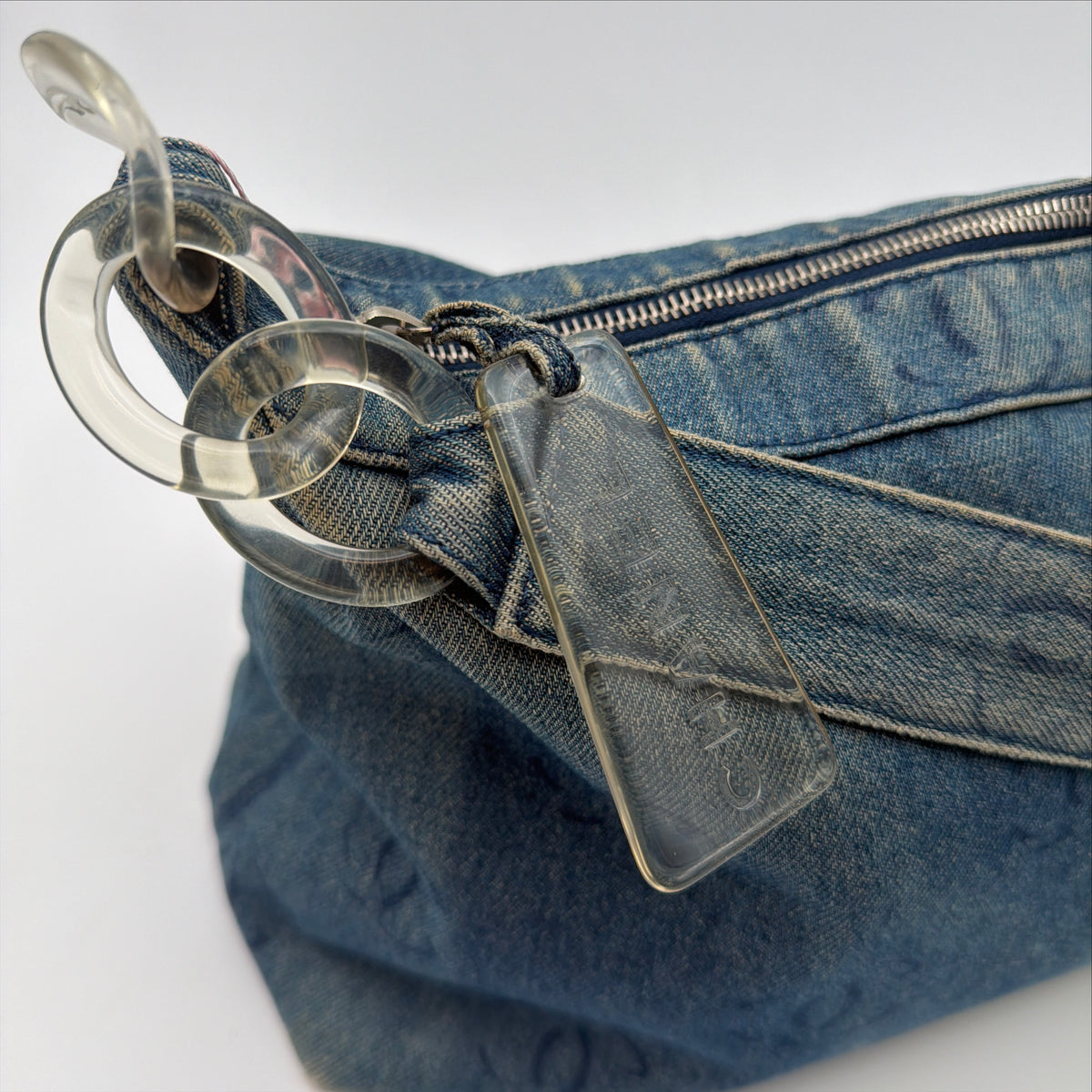 Pre-Owned Denim Handbag