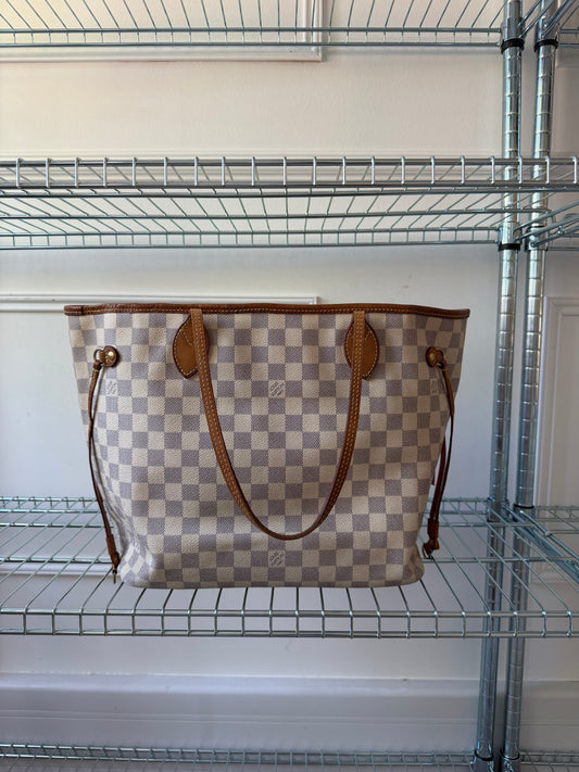 Pre-Owned Damier Azur Canvas Neverfull MM