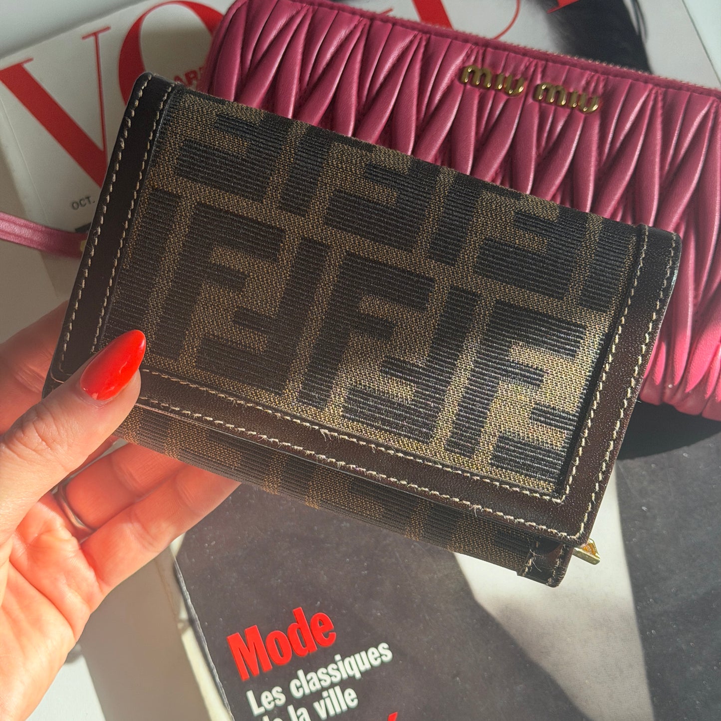 Pre-Owned Zucca Canvas Wallet