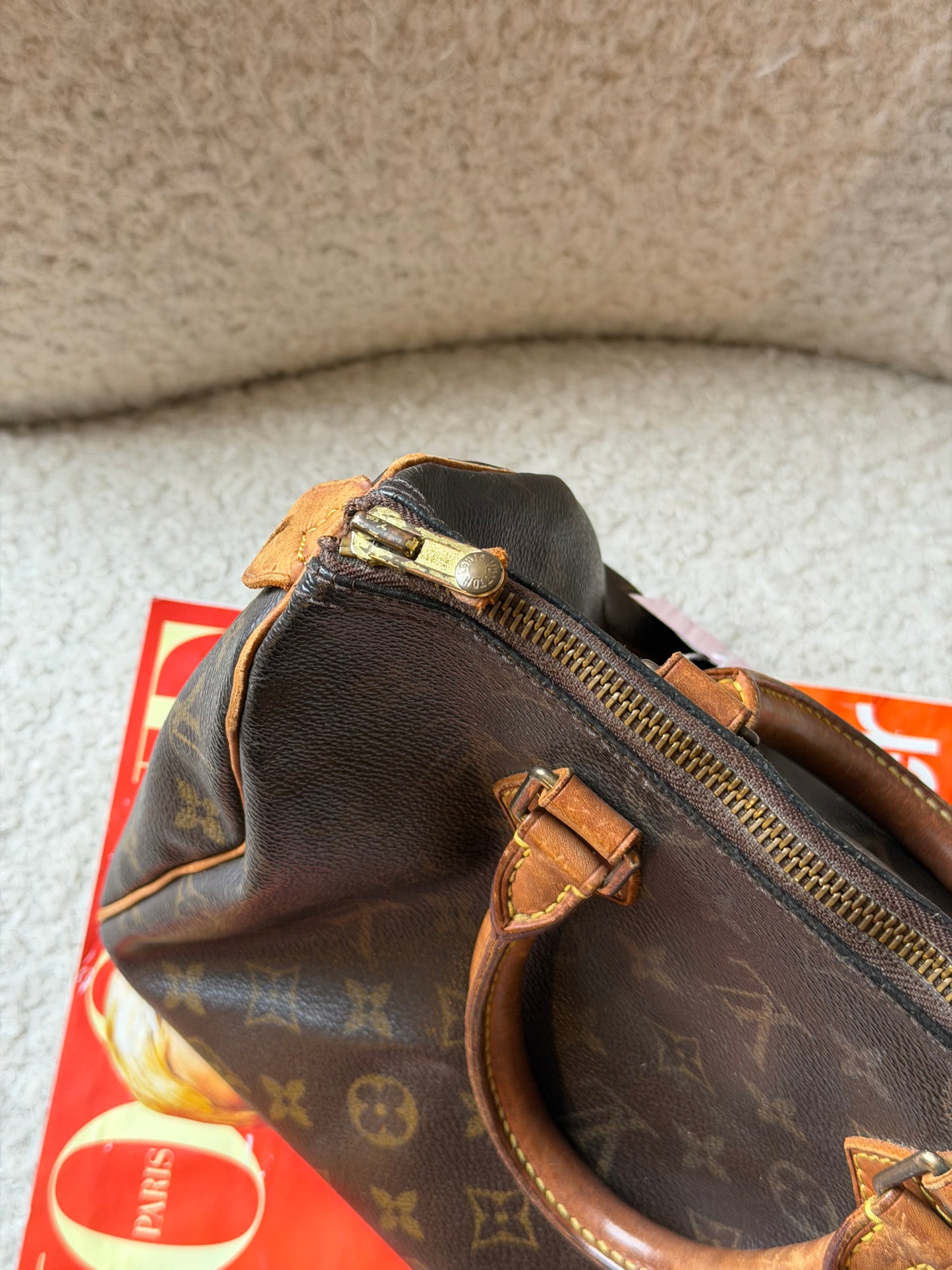 Pre-Owned 2003 LV Monogram Canvas Speedy 25