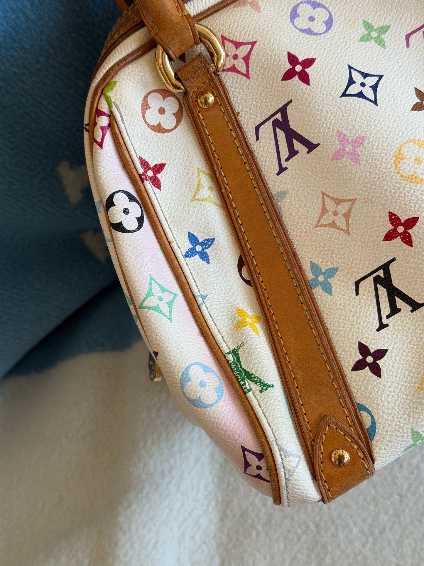 Pre-Owned LV Multicolore Canvas Priscilla Handbag