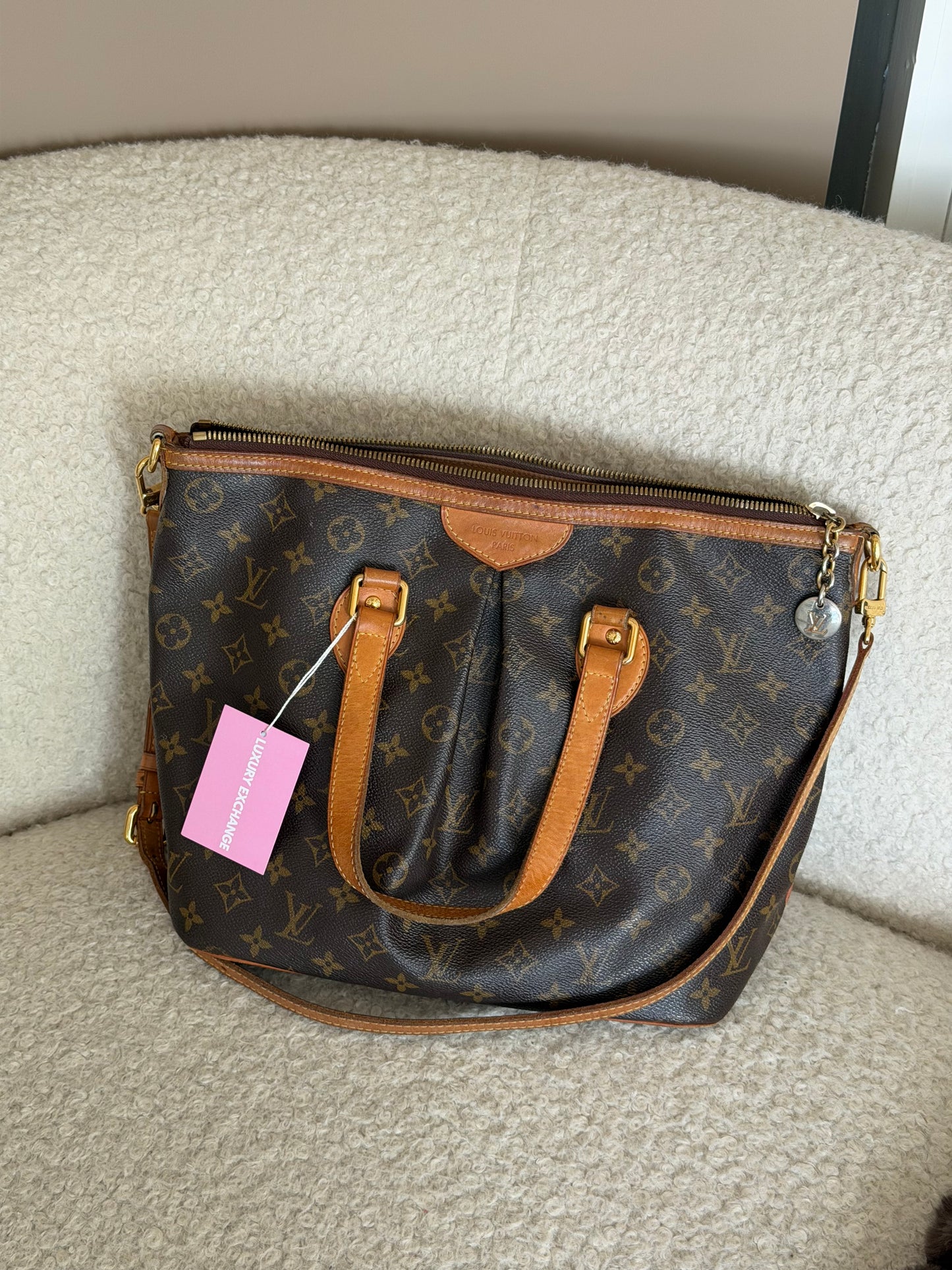 Pre-Owned LV Monogram Canvas Palermo MM Shoulder Bag