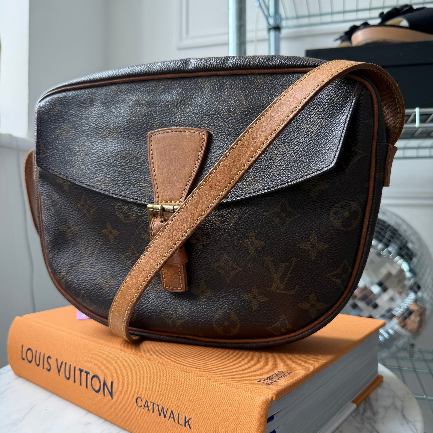 Pre-Owned LV Monogram Canvas Jeune Fille Crossbody Bag