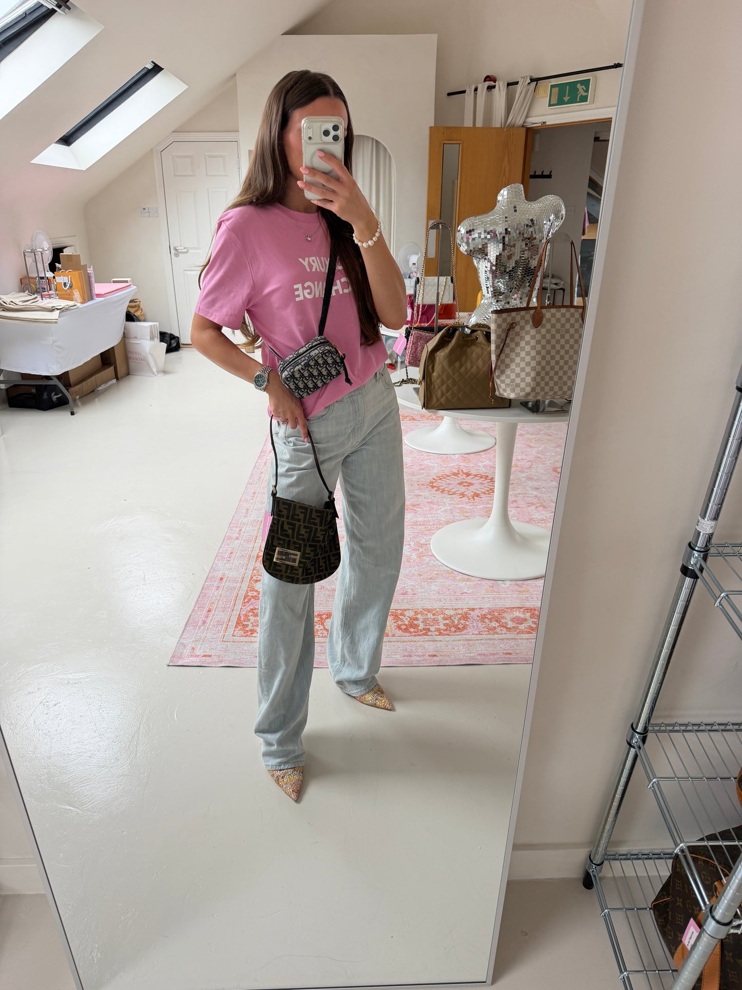 Pre-Owned Zucca Nylon Shoulder Bag