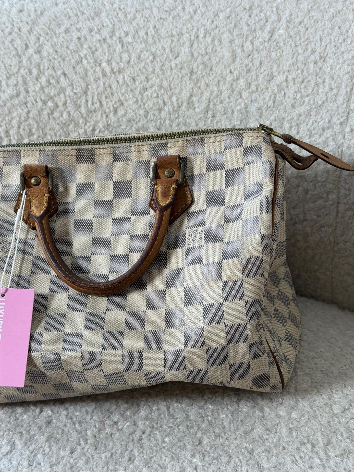 Pre-Owned Damier Azur Canvas Speedy 30