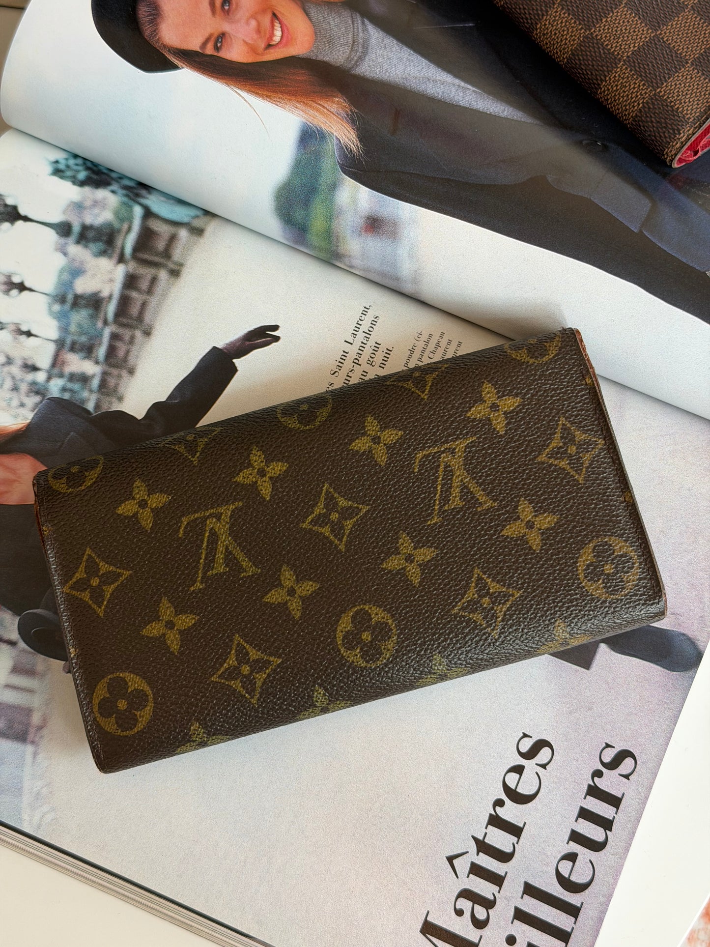 Monogram Canvas Sarah Wallet
