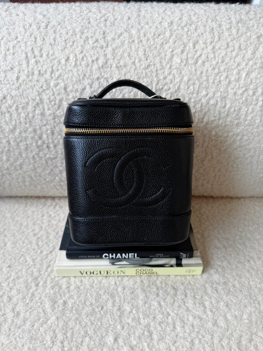 1994-96 Vintage Caviar Vanity Tall Gold Tone Hardware