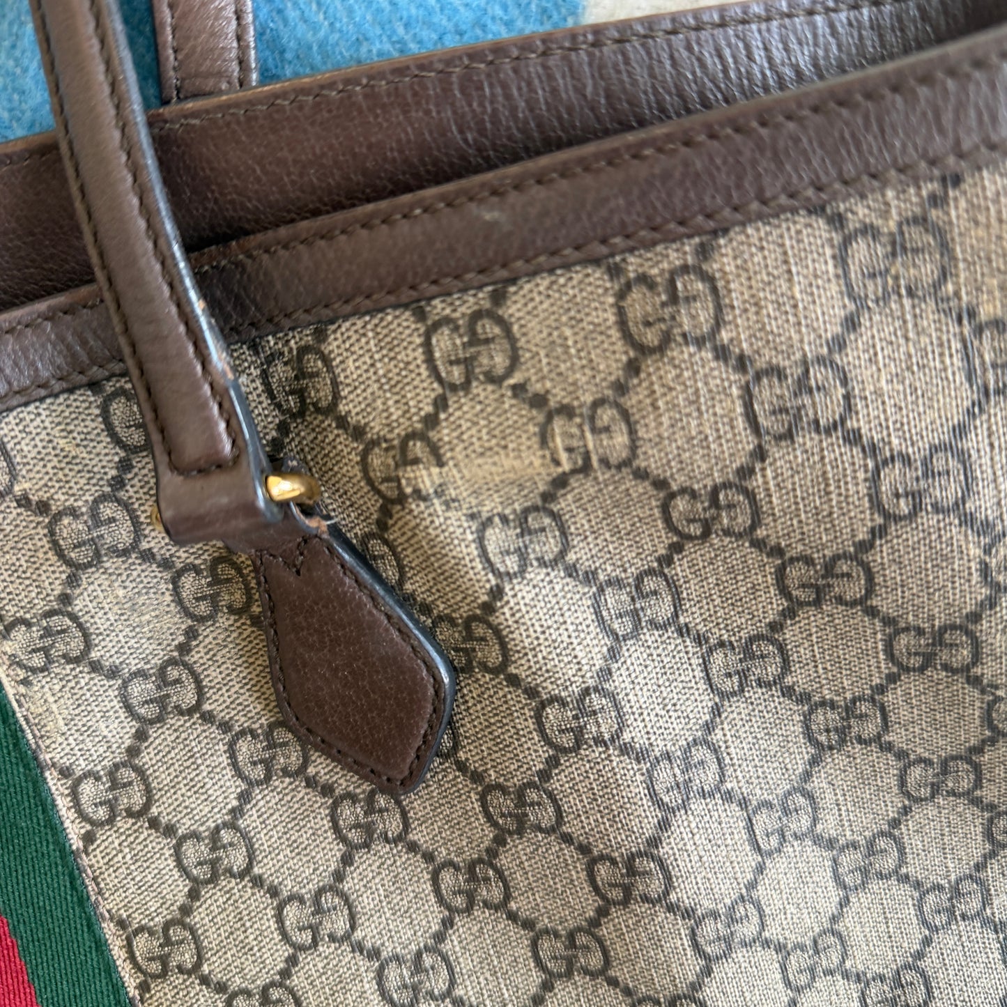 Pre-Owned GG 'Ophidia' Coated Canvas Shopper Tote