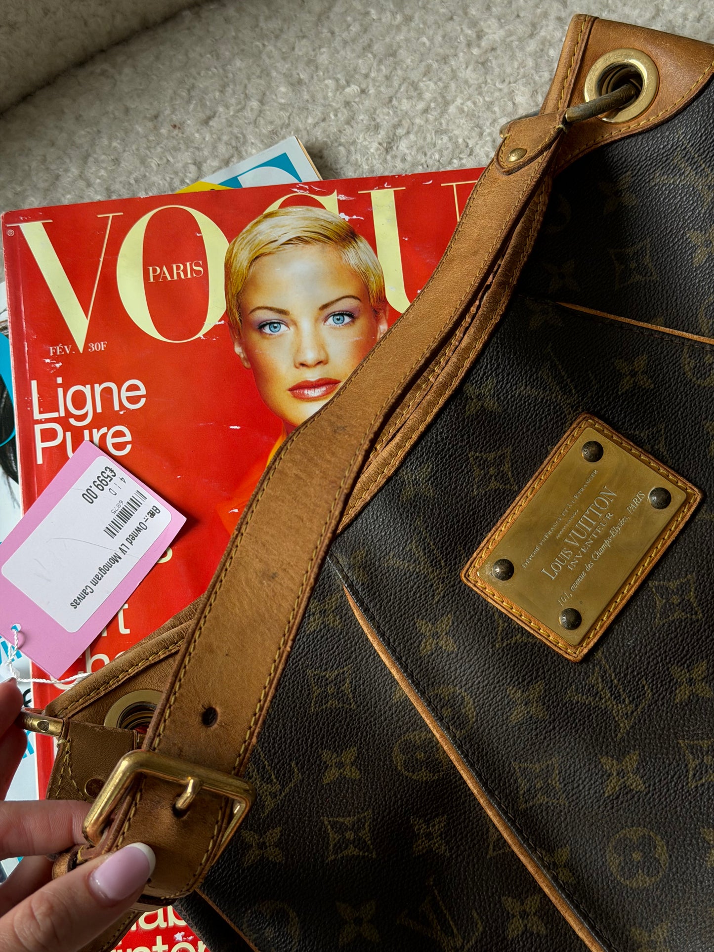 Pre-Owned LV Monogram Canvas Galliera PM