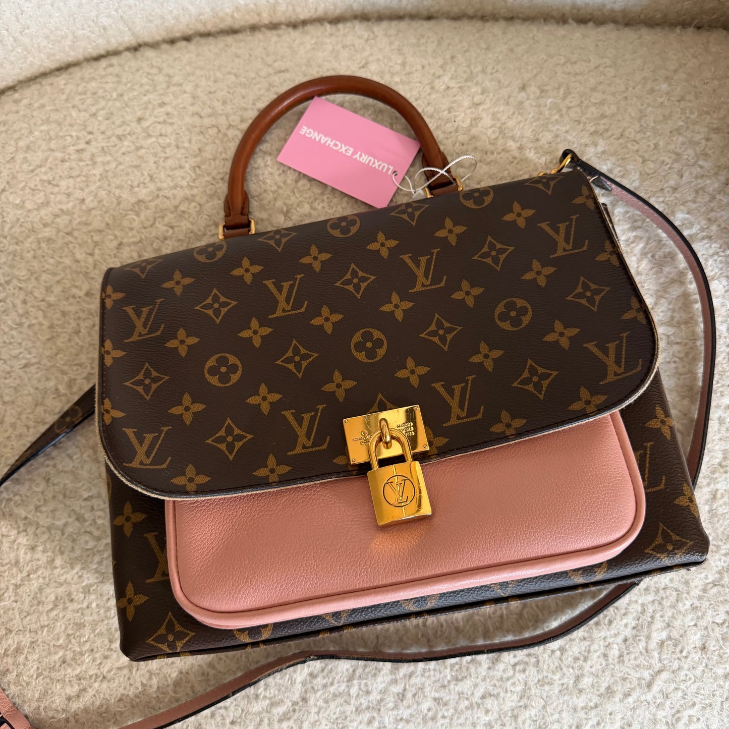 Pre-Owned LV Monogram Coated Canvas/Leather Marignan Handbag
