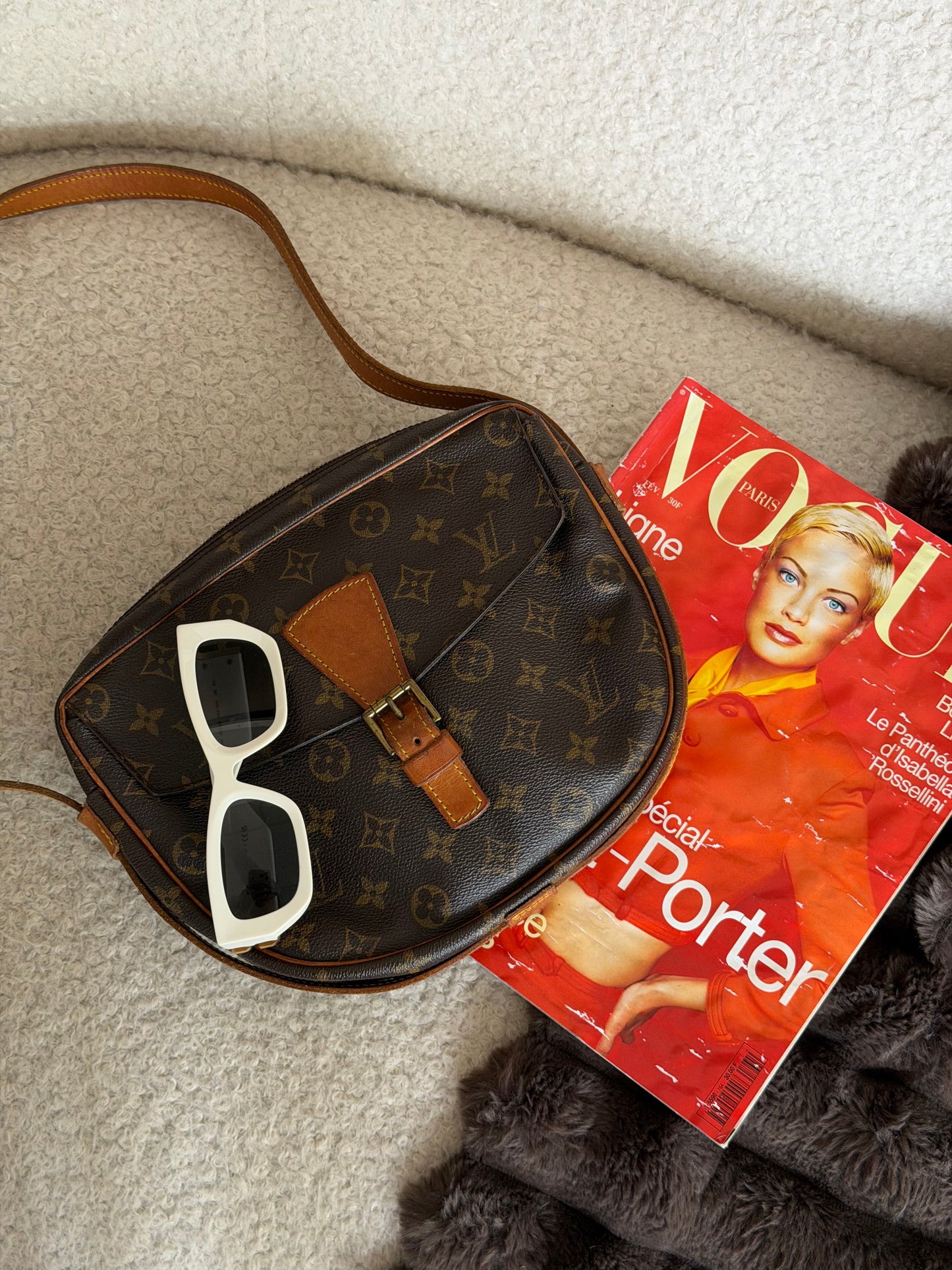 Pre-Owned LV Monogram Canvas Jeune Fille Handbag