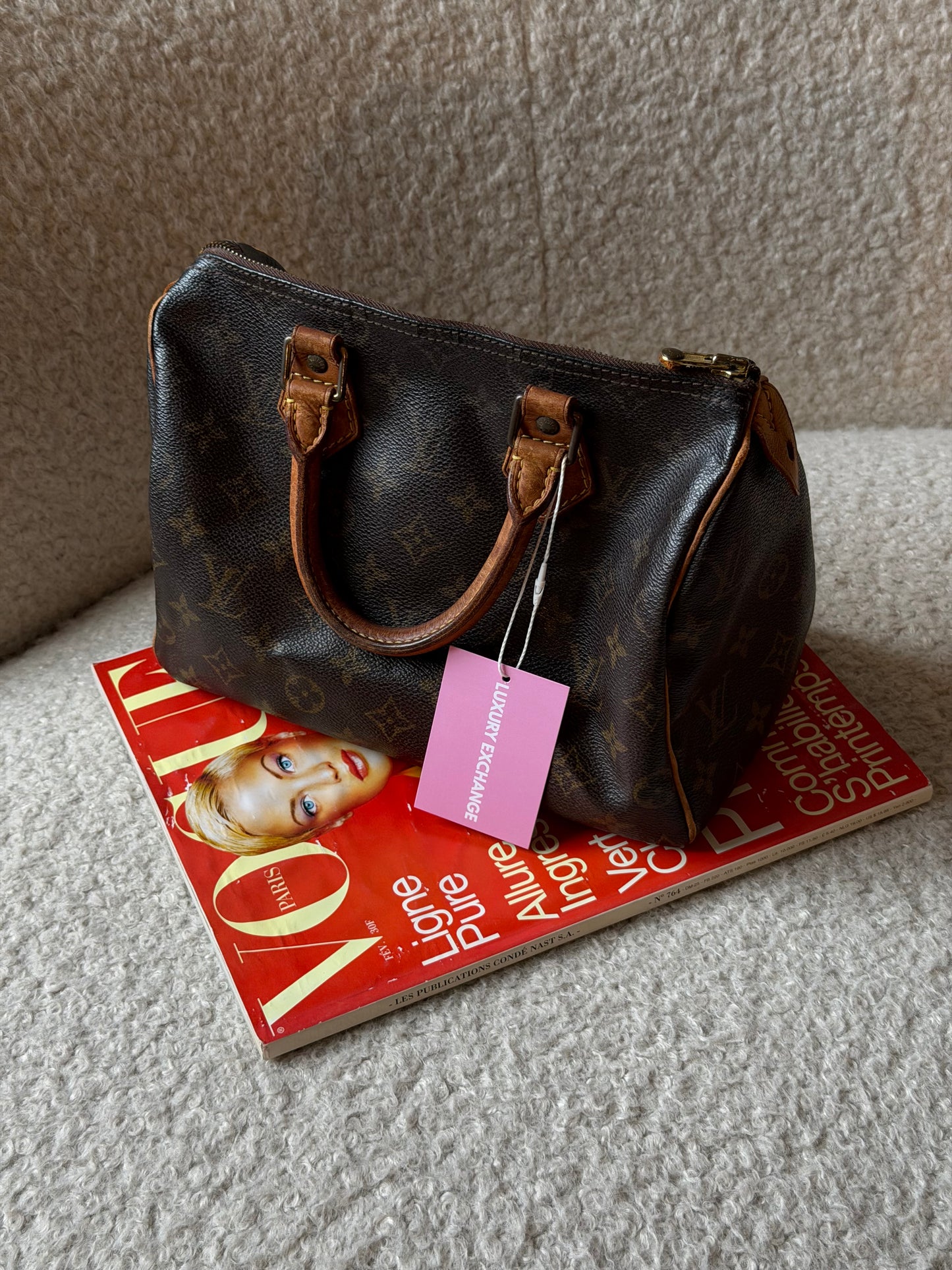 Pre-Owned 2003 LV Monogram Canvas Speedy 25