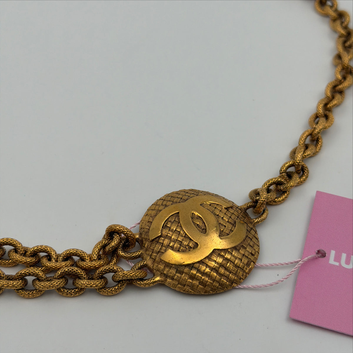 Pre-Owned Gold Chanel Belt