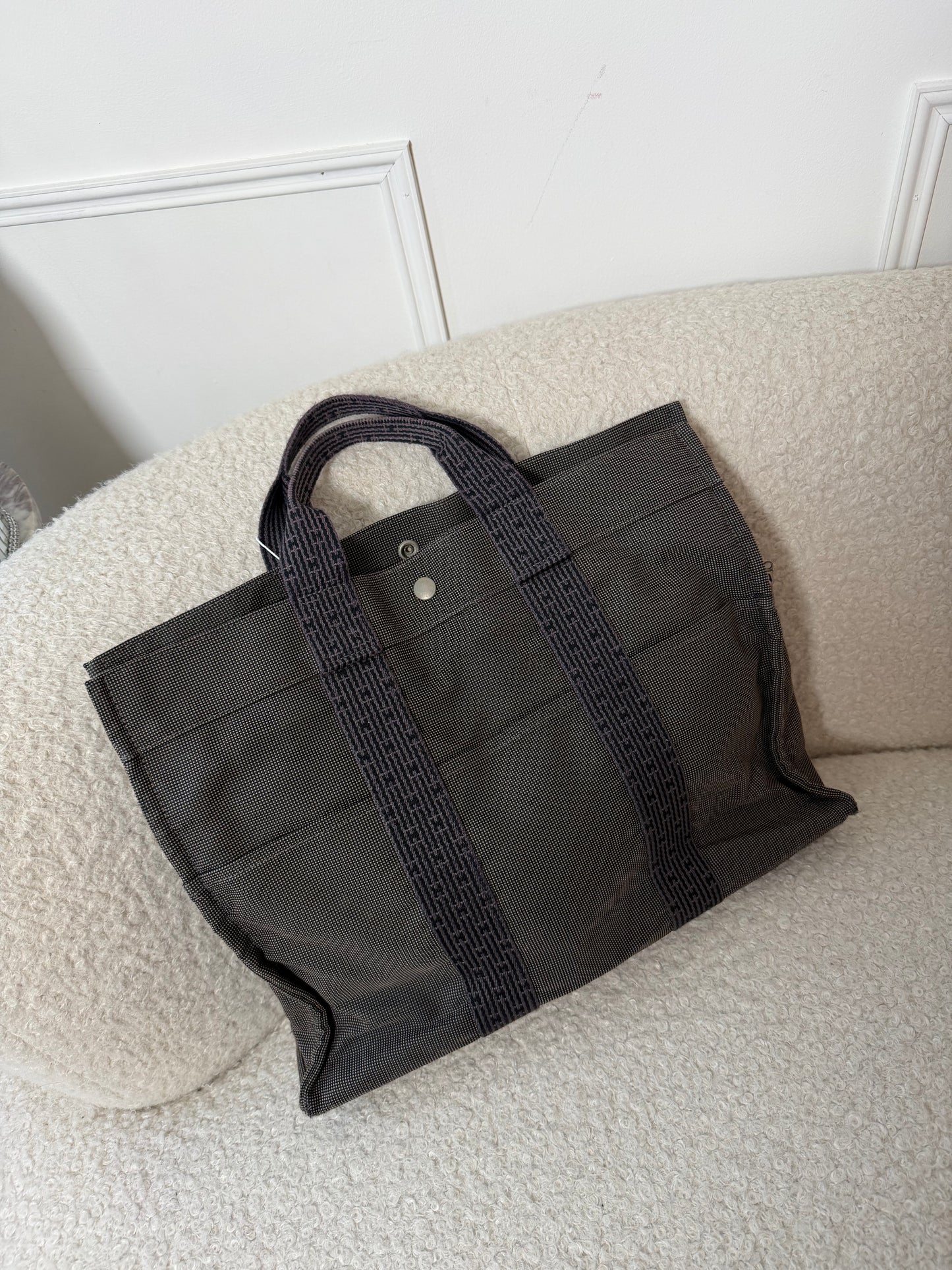 Grey Fourre Tout Tote Bag - Pre-Owned