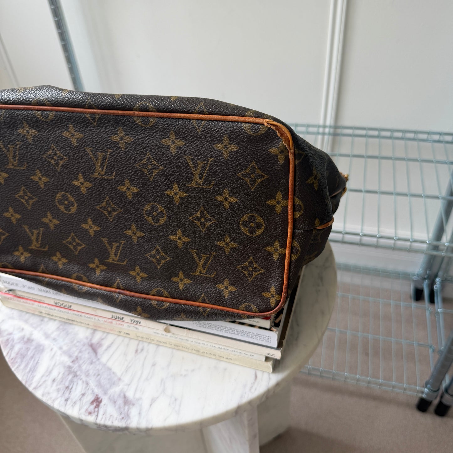 Pre-Owned LV Monogram Canvas Palermo Shoulder Bag