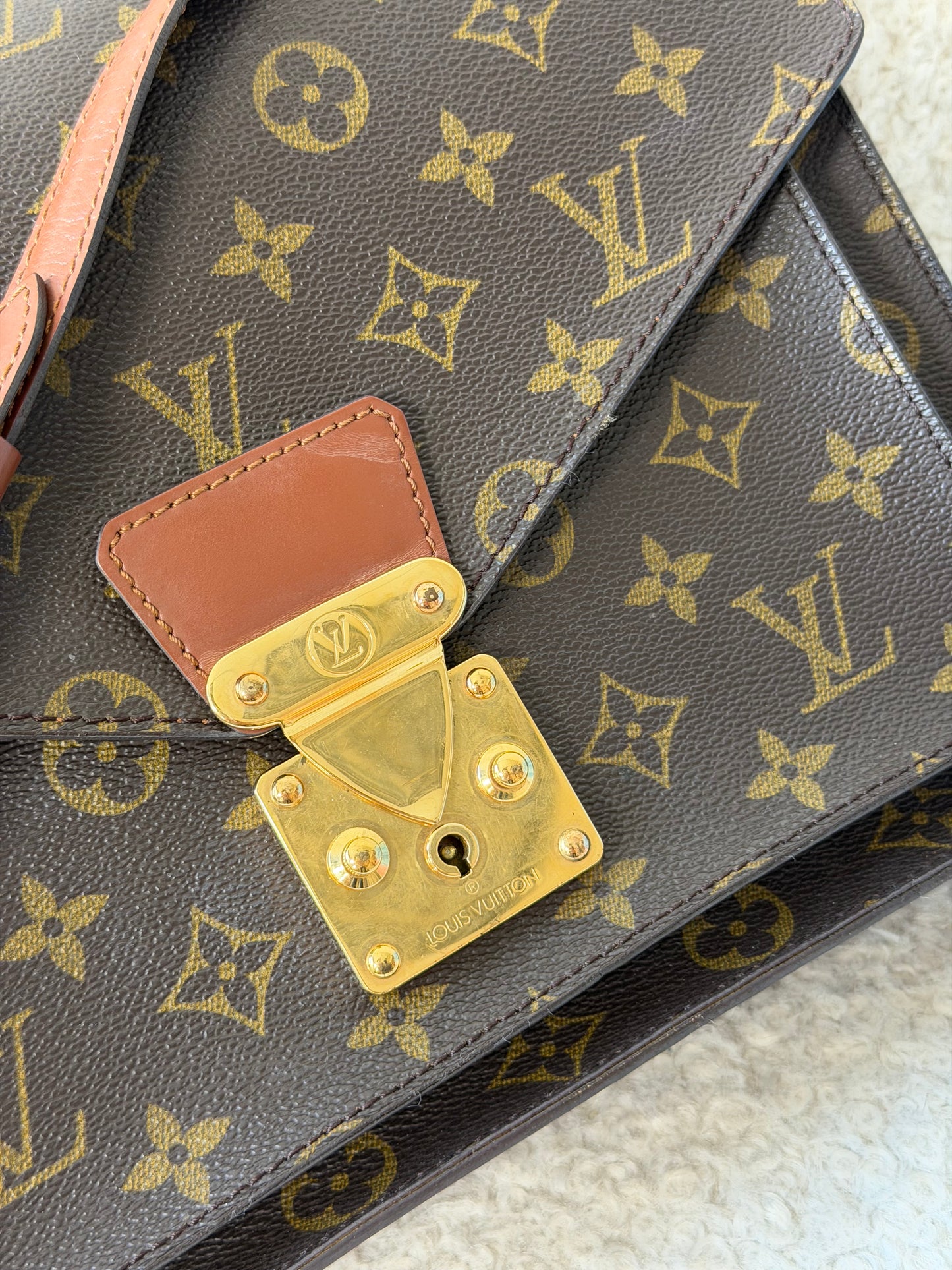 Monogram Canvas Monceau GM Pre-Owned