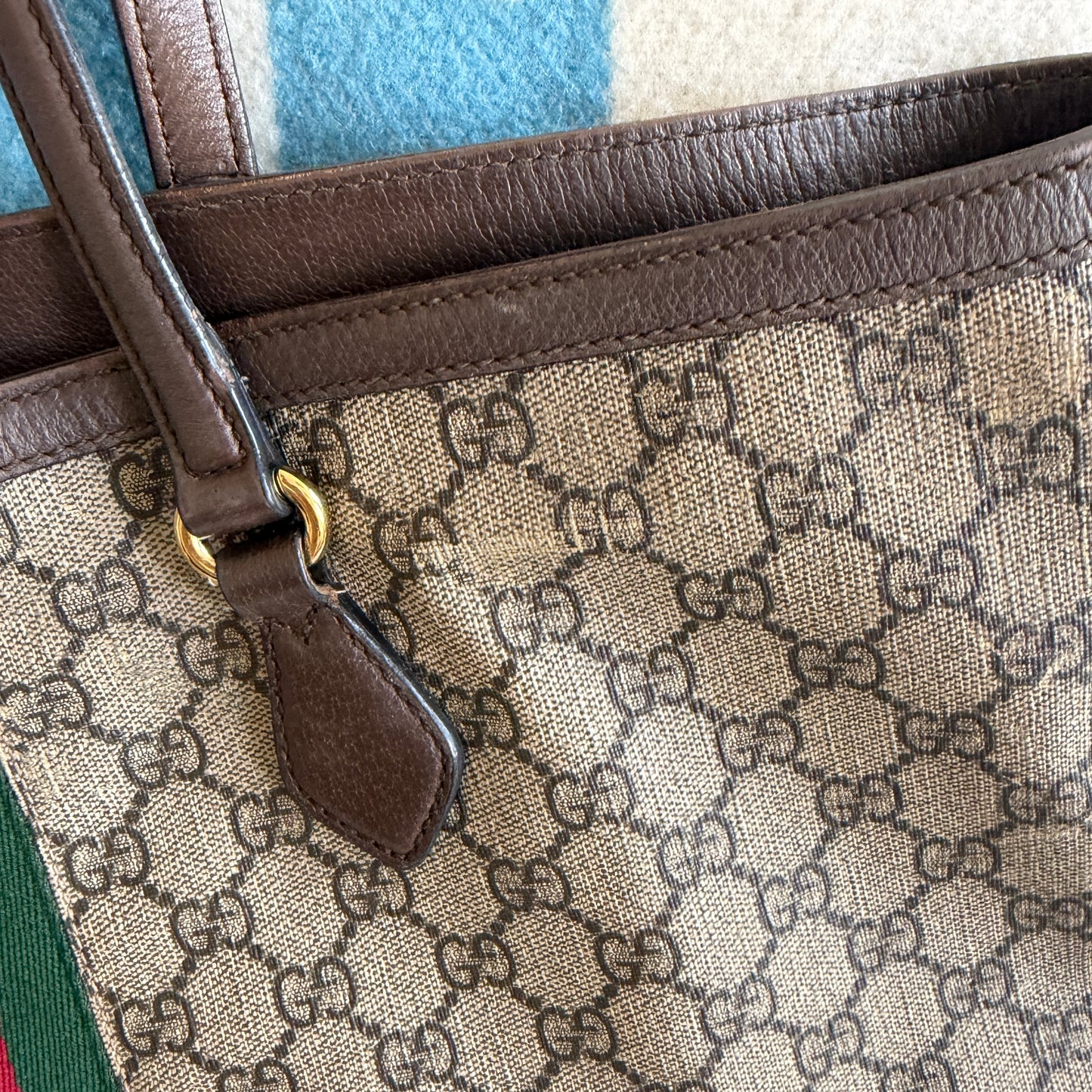 Pre-Owned GG 'Ophidia' Coated Canvas Shopper Tote