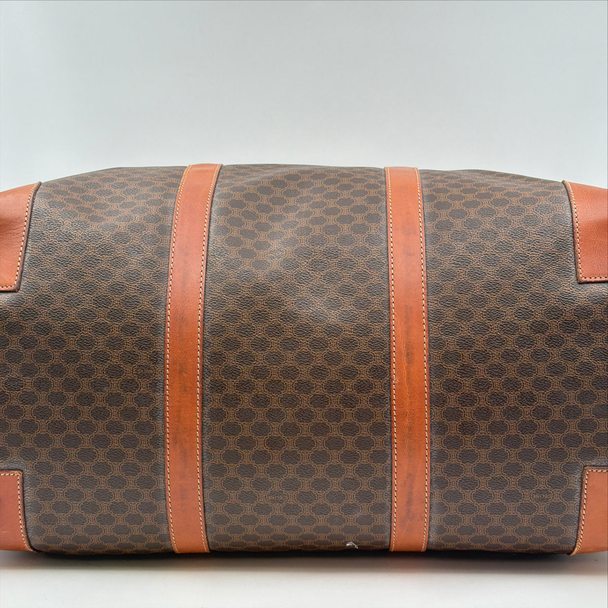 Pre-Owned Macadam Coated Canvas Keepall Bag