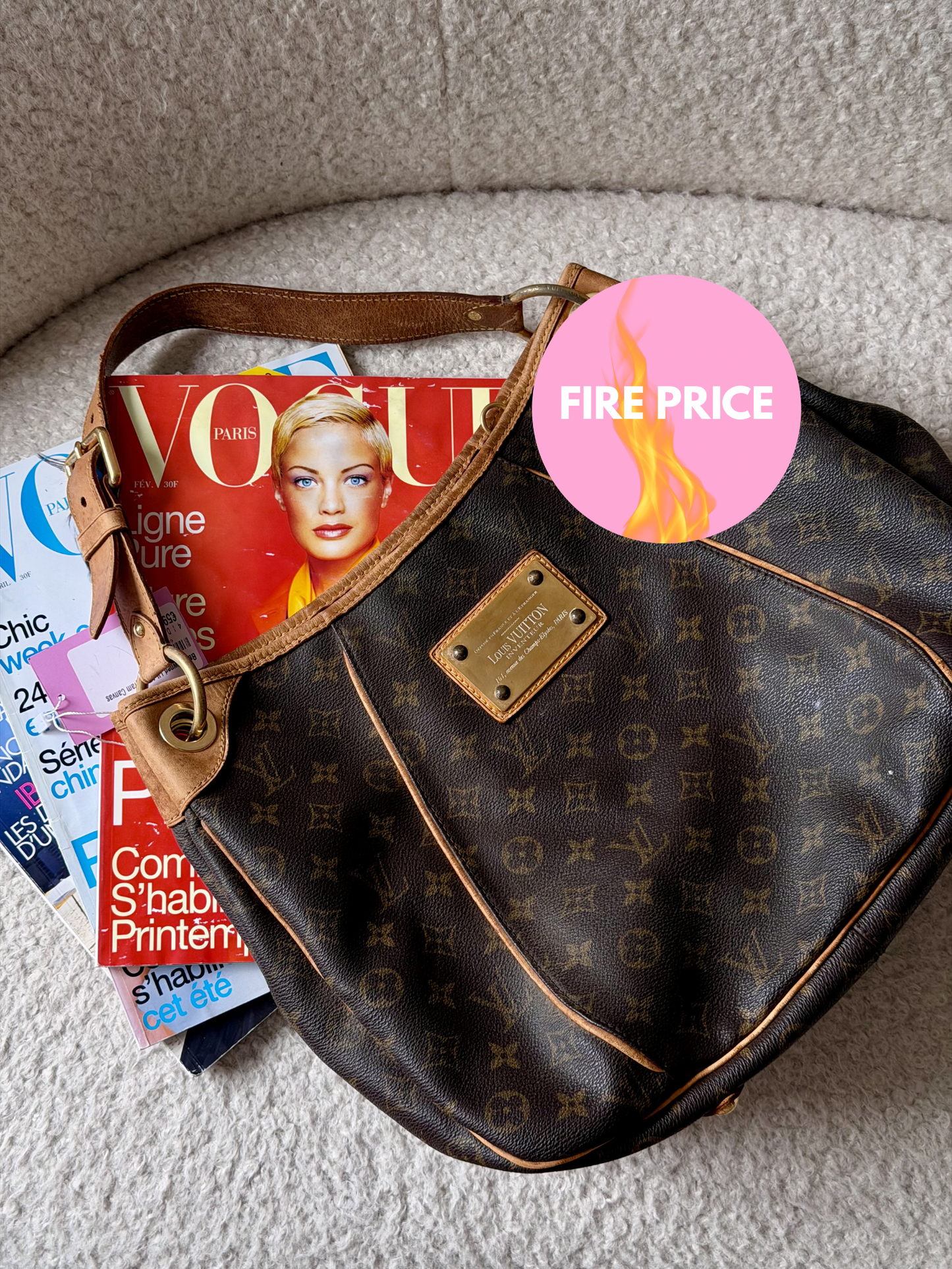 Pre-Owned LV Monogram Canvas Galliera PM