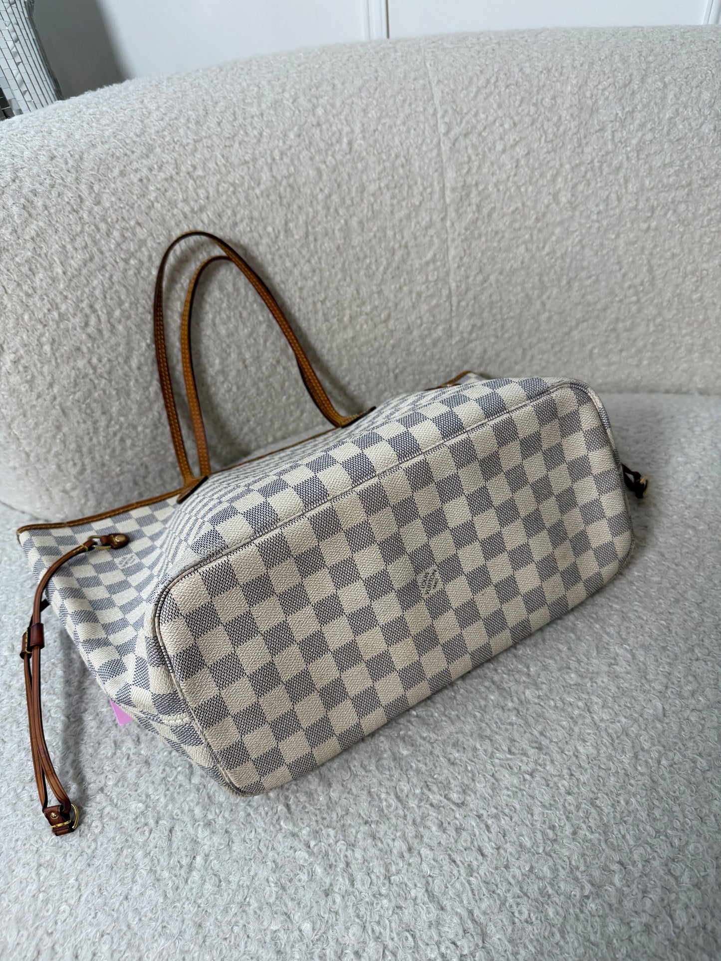Pre-Owned Damier Azur Coated Canvas Neverfull MM