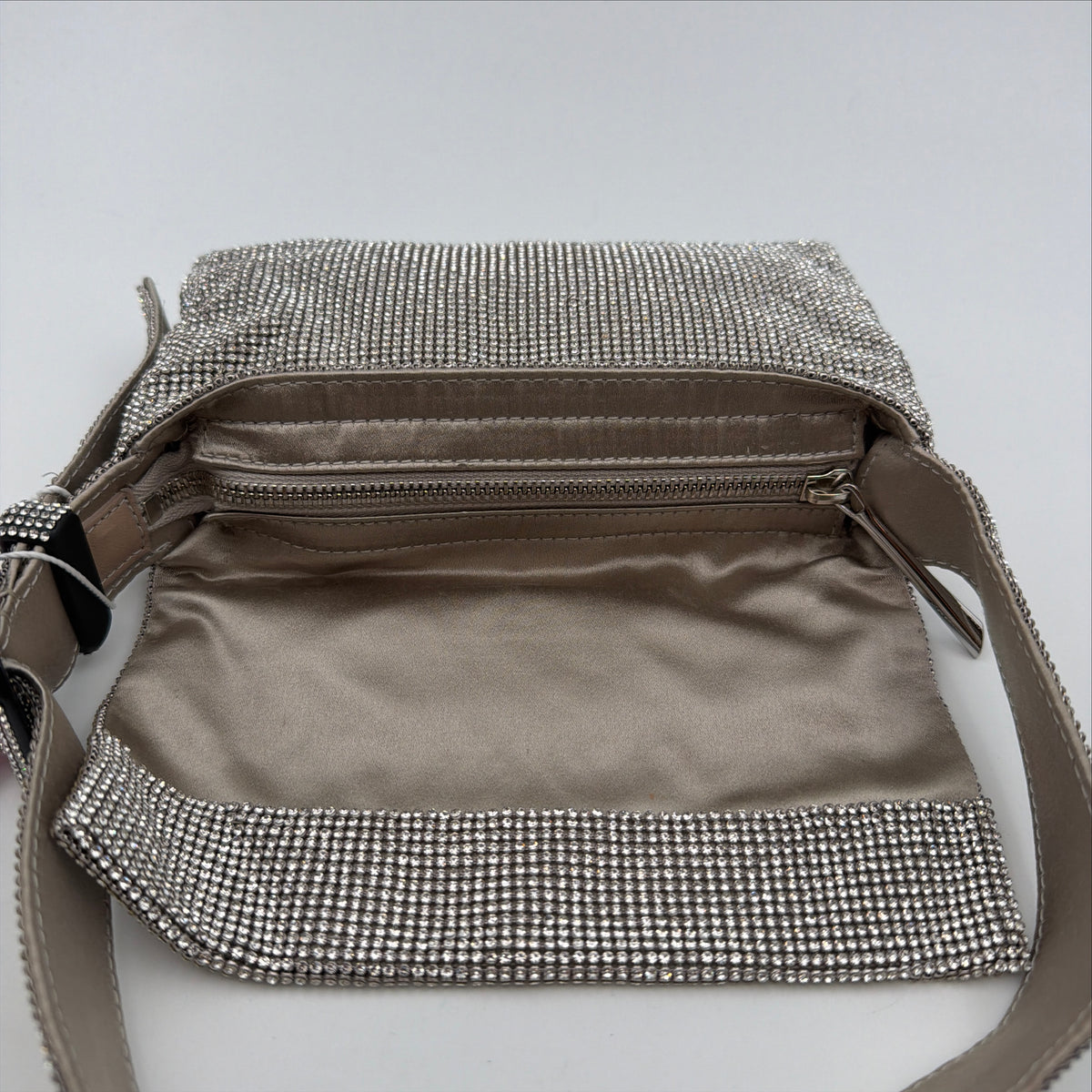 Pre-Owned Jewelled Fabric Handbag