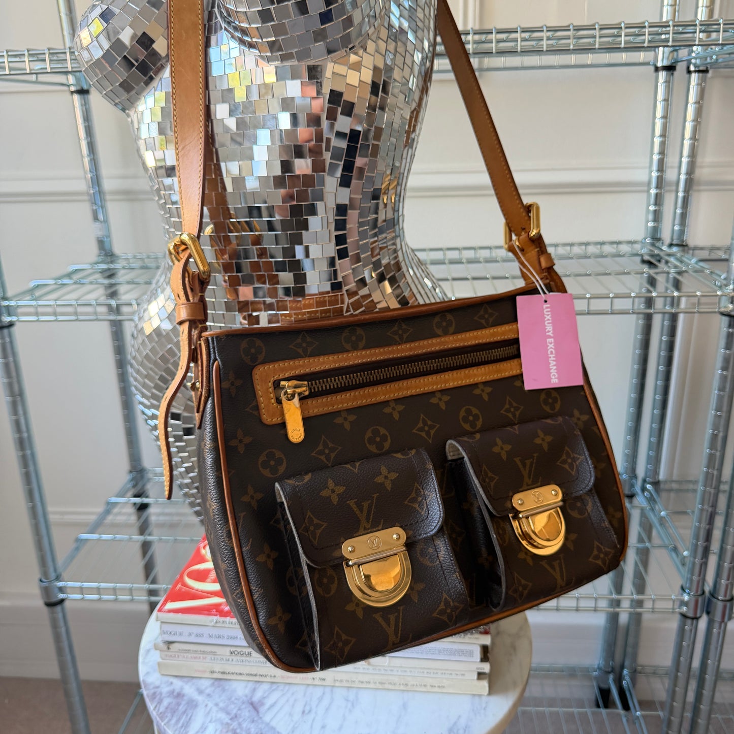 Pre-Owned LV Monogram Canvas Hudson GM