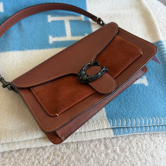 Tan Leather Shoulder Bag