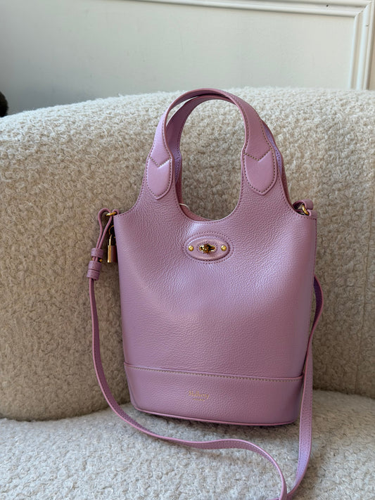 Purple Leather Handbag