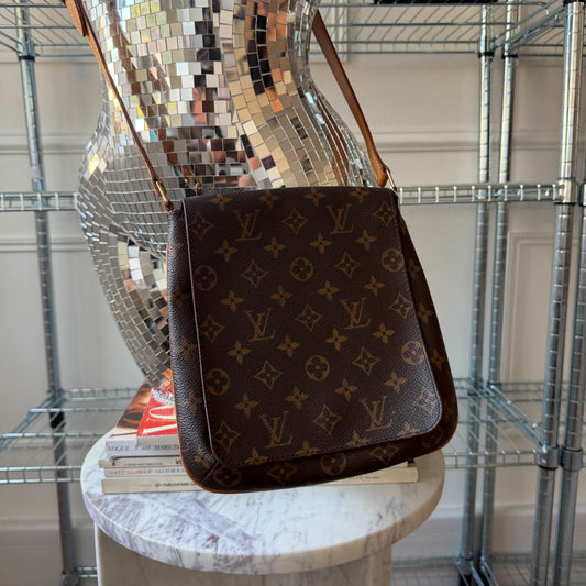 Pre-Owned LV Monogram Canvas Crossbody Flap Bag