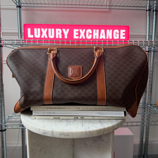 Pre-Owned Brown Macadam Canvas Keepall 45