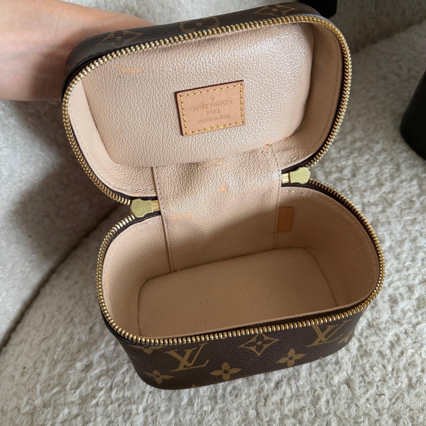 Pre-Owned LV Monogram Canvas Nice Mini Vanity Bag