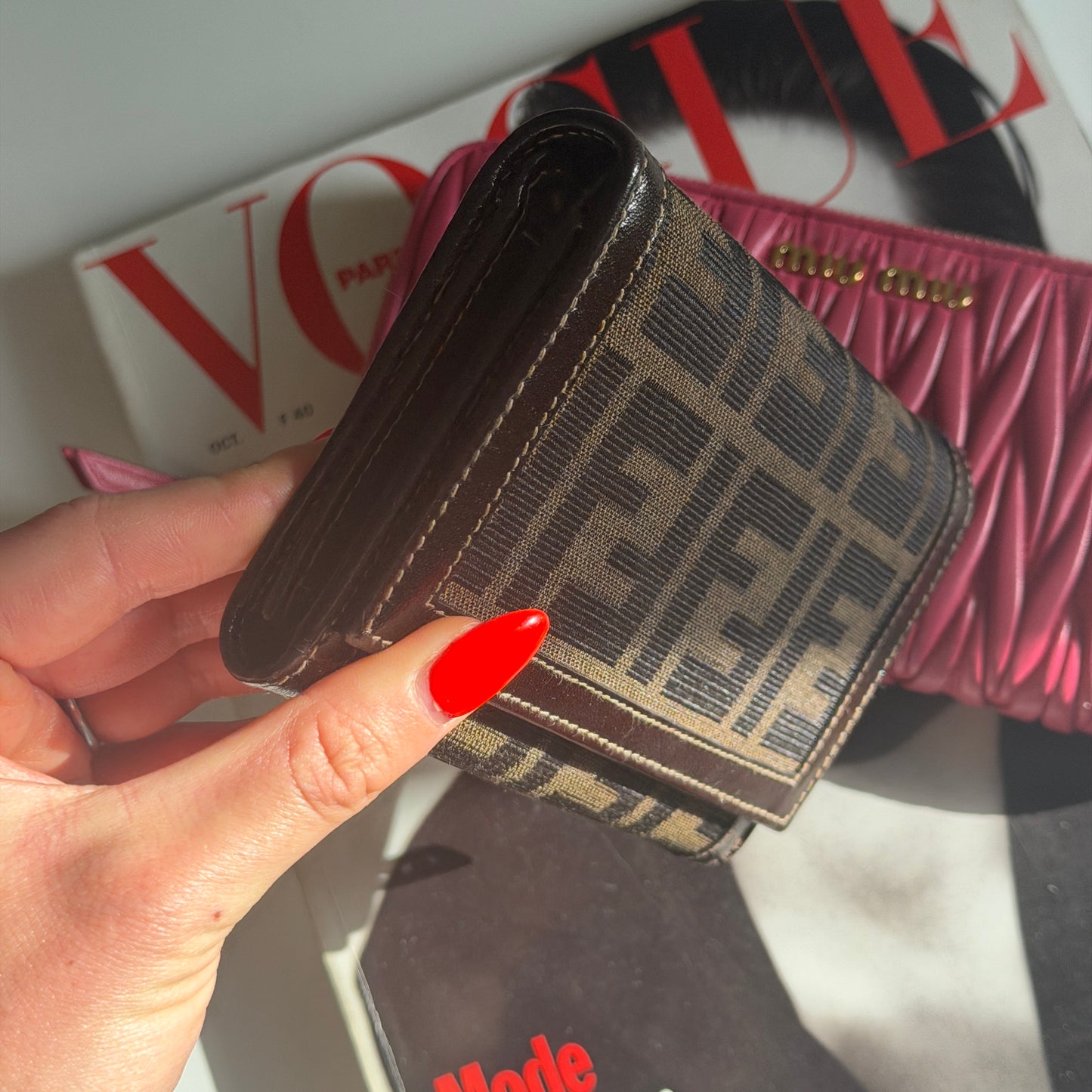 Pre-Owned Zucca Canvas Wallet
