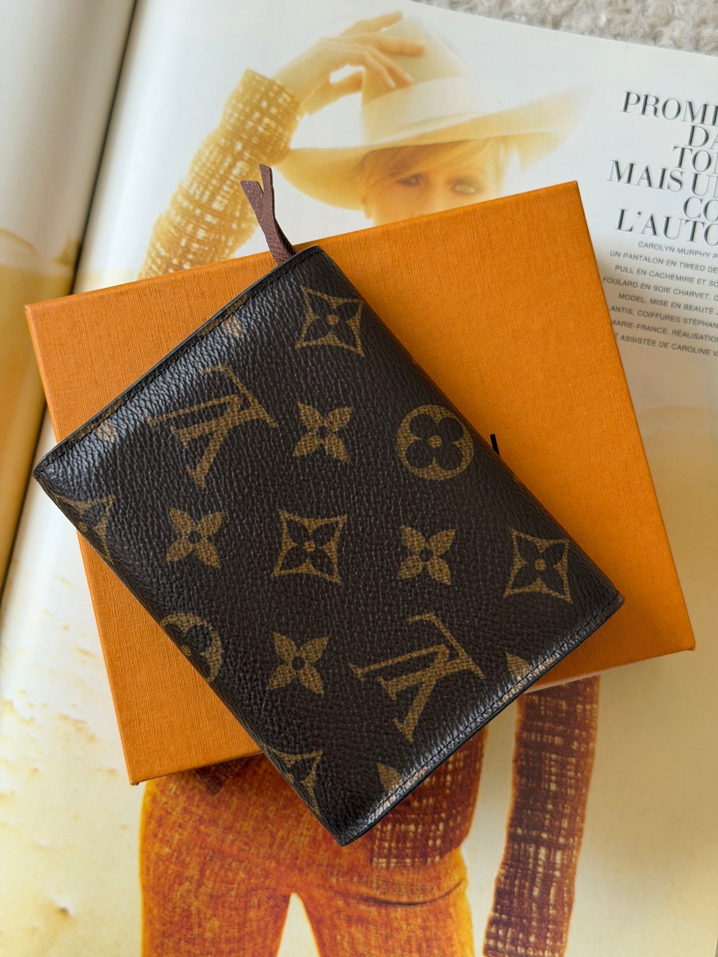 Pre-Owned LV Monogram Coated Canvas Wallet