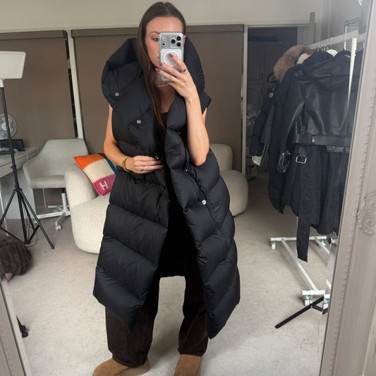 Pre-Owned Black Polyamide Jacket (UK6)
