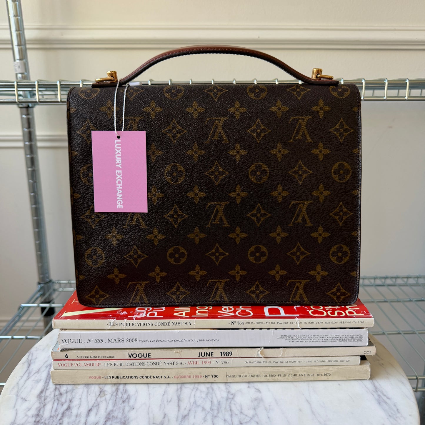 Pre-Owned LV Monogram Canvas Monceau GM Crossbody Bag