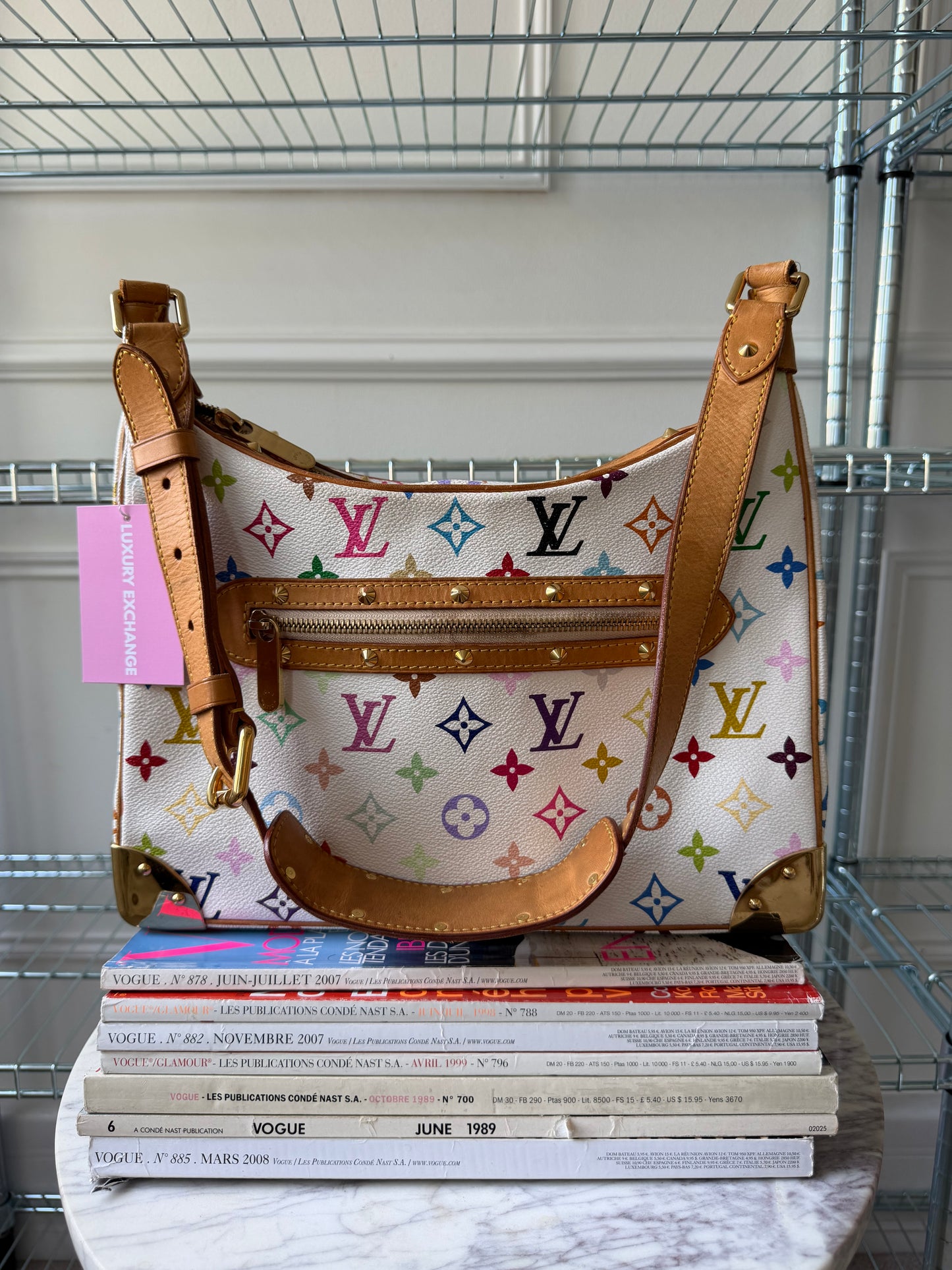 Pre-Owned LV x Murakami Multicolore Canvas Boulogne Shoulder Bag