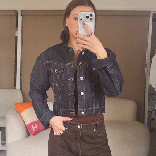 Pre-Owned Denim Jacket (UK6)