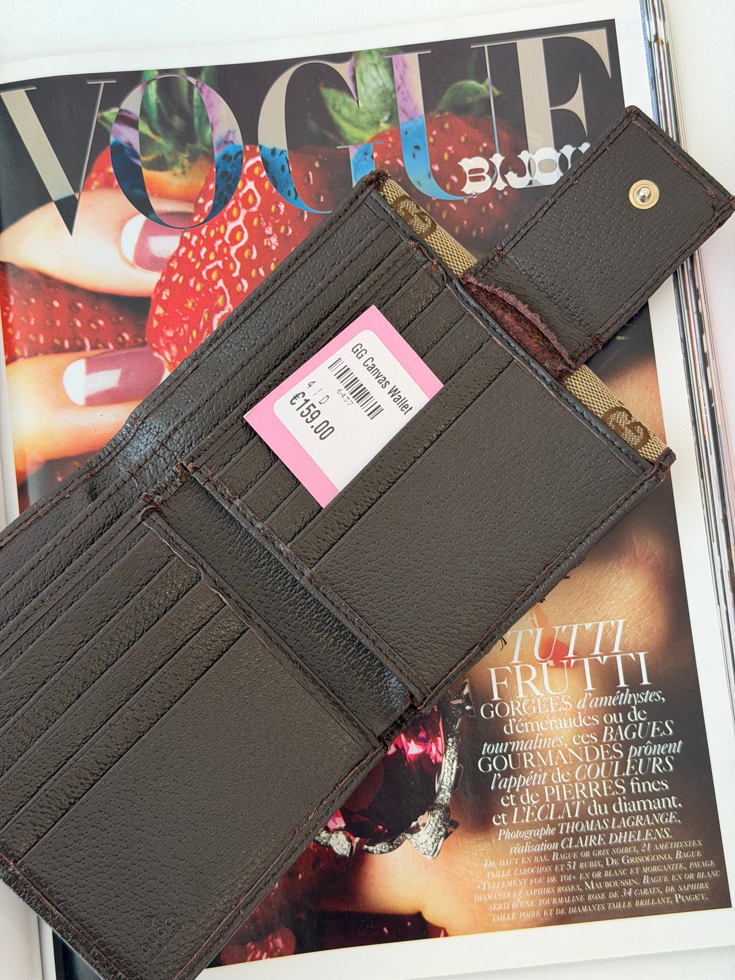GG Canvas Wallet