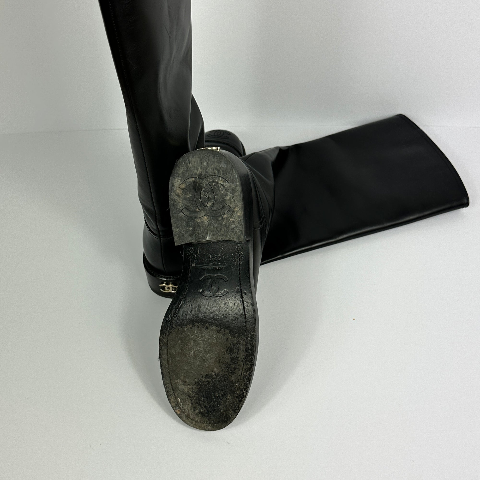 Chanel Riding Boots