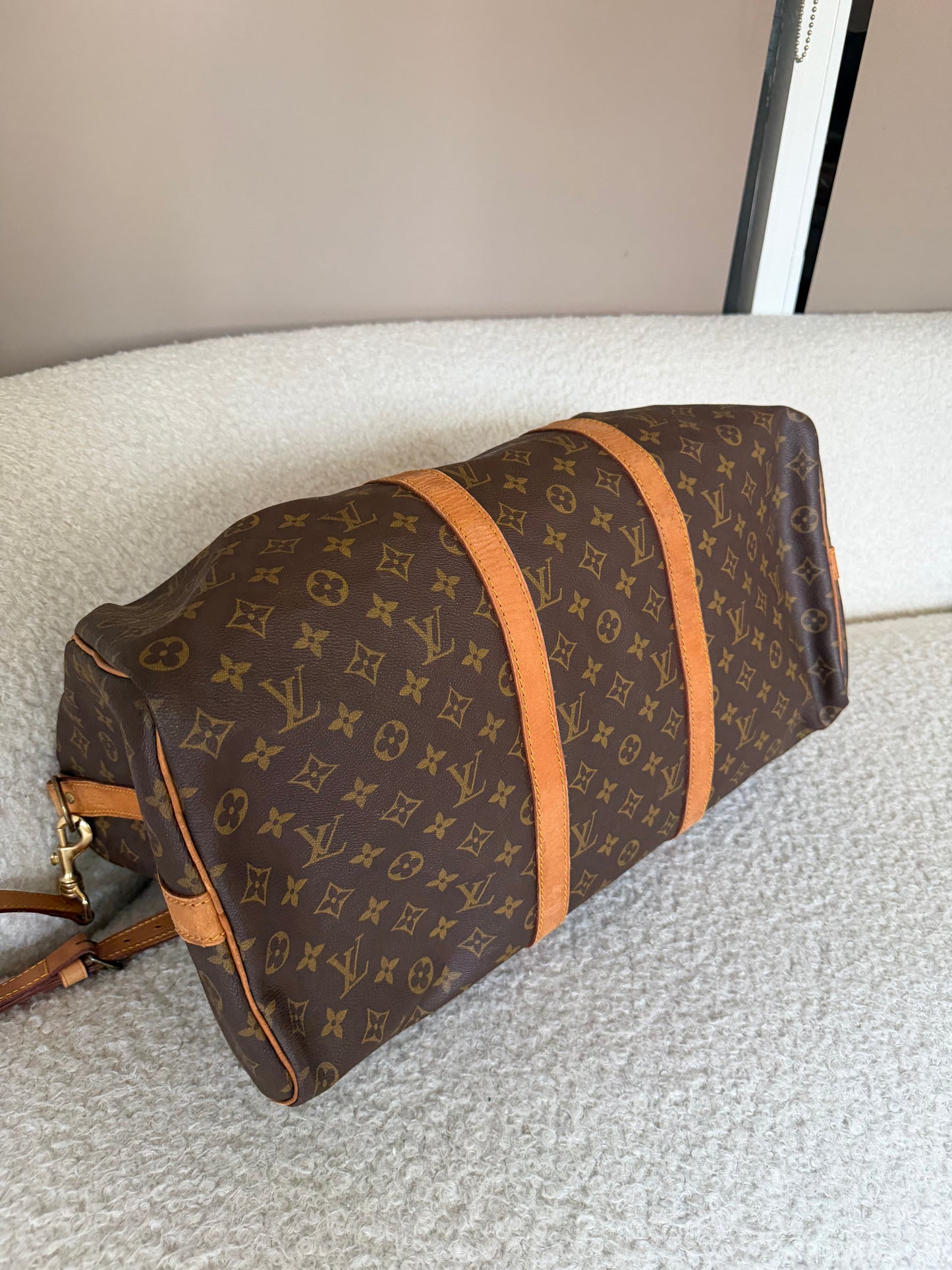 LV Monogram Canvas Keepall 50 Bandouliere