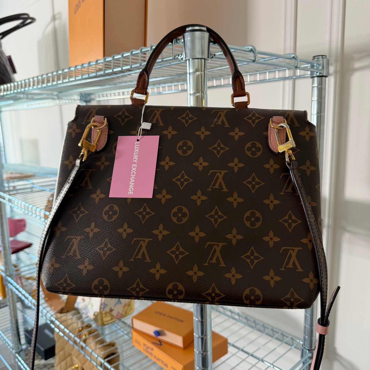 Pre-Owned LV Monogram Coated Canvas/Leather Marignan Handbag