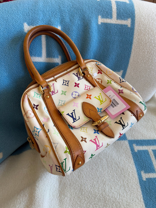 Pre-Owned LV Multicolore Canvas Priscilla Handbag