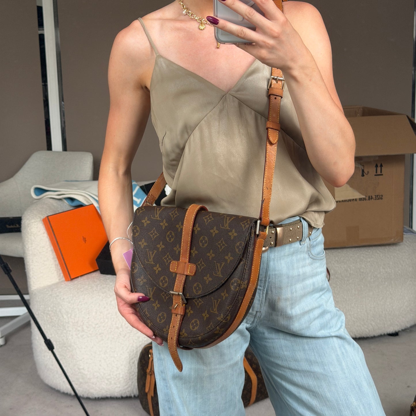 Pre-Owned LV Monogram Canvas Chantilly GM