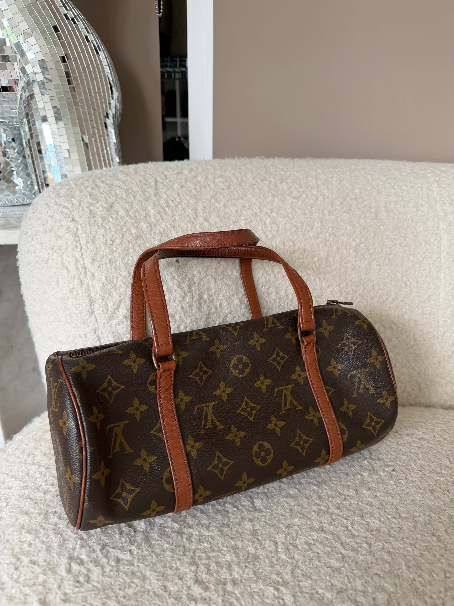 Pre-Owned LV Monogram Canvas Papillon 30 (Set)