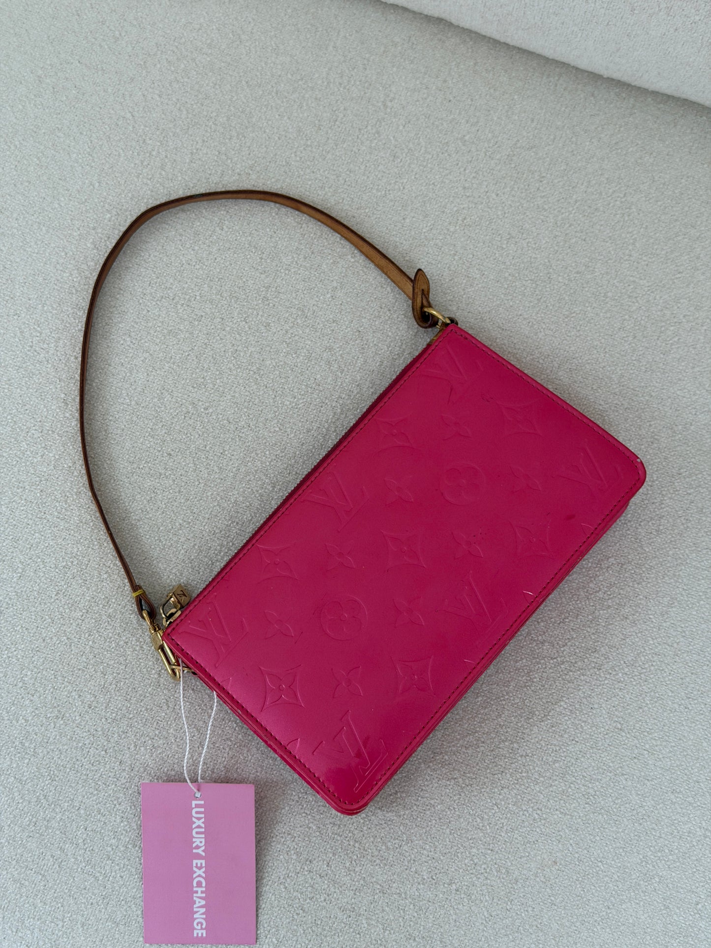 Pre-Owned Pink Monogram Vernis Leather Lexington Shoulder Bag