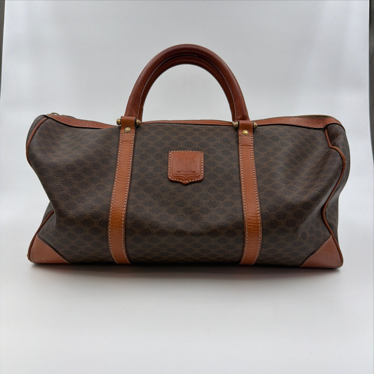 Pre-Owned Brown Macadam Canvas Keepall 40